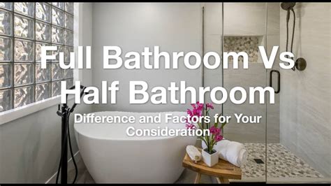 half bath vs full bathroom